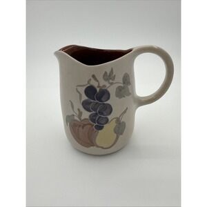Vintage Chatham Potters Country Harvest Stoneware Pitcher